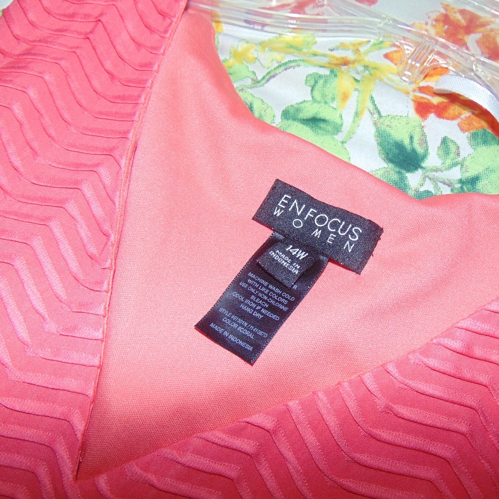 coral orange summer dress